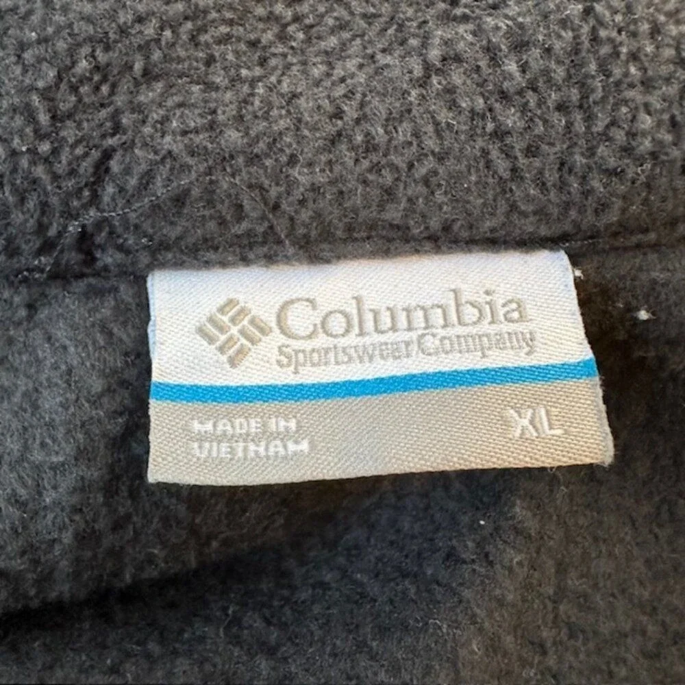 Columbia Benton Springs Full Zip Fleece Jacket Black‎ XL WL6439
